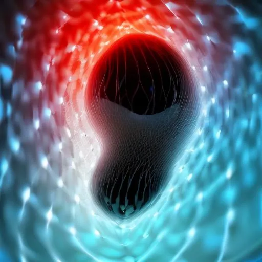 Prompt:  a beating heart  that  just like the real，black hole , 3D , labled every functional structure like Left atrium right atrium left ventricle right ventricle venous artery valve, with precise color for medicine