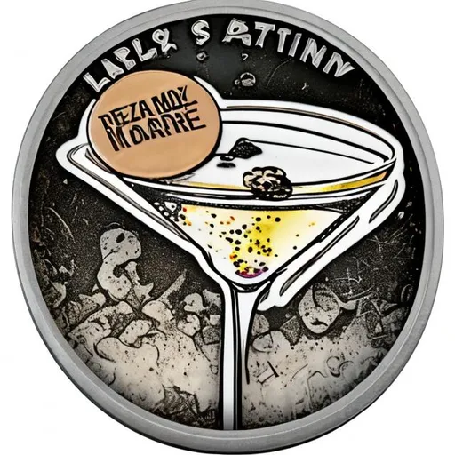 Prompt: Sleazy P Martini coin, surprise me