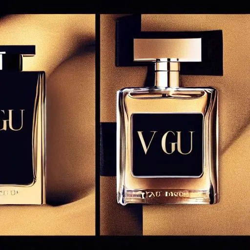 Prompt: Vogue perfume 