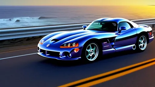 Prompt: 1998 dodge viper driving drown pacific coast highway in California, sun rays, photo realistic, ultra detailed, wide shot, realistic car, driving fast, detail rims, detailed streets, 