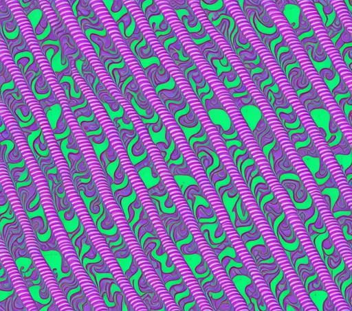 Prompt: Continuous repeating trippy funky 1980s pattern