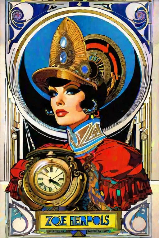 Prompt: DREAMTROPOLYS: The Order of Muses
Zoë Heriot IS Zoe Machina V.I. in DREAMTROPOLIS: The Order of Muses, by Terry Gilliam. J C Leyendecker illustrates a graphic novel Time Bandits sequel starring adorable gynoid Zoe searching for her time-lost twin brother Philo. intricate epic illustrated graphic novel Arthur Adams Travis Charest Richard Friend Lee Moyer IDW ABC WS HM Epic Vertigo
