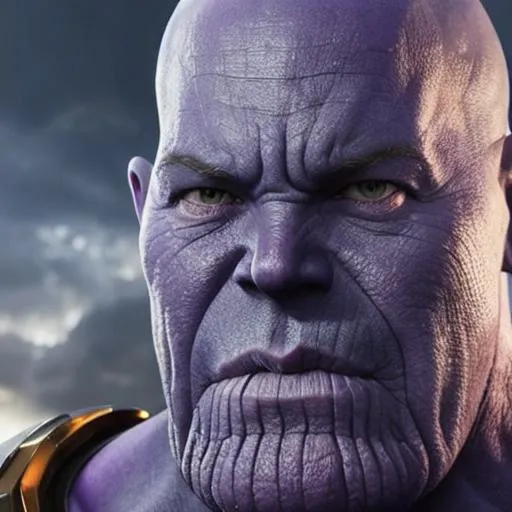 Prompt: fortnite thanos Ultra HD UHD  2K 4K 8K 12K 16K 32K 64K Photorealistic Photorealism Masterpiece Beautiful 