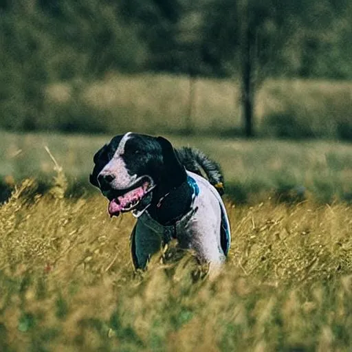 Prompt: headless dog in a feild