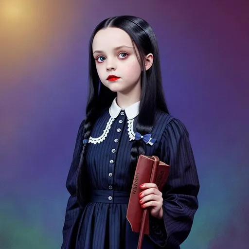 Prompt:  wednesday addams
spooky