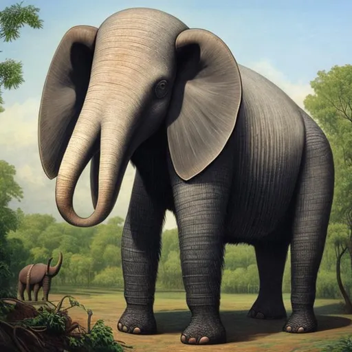 Prompt: Platybelodon 