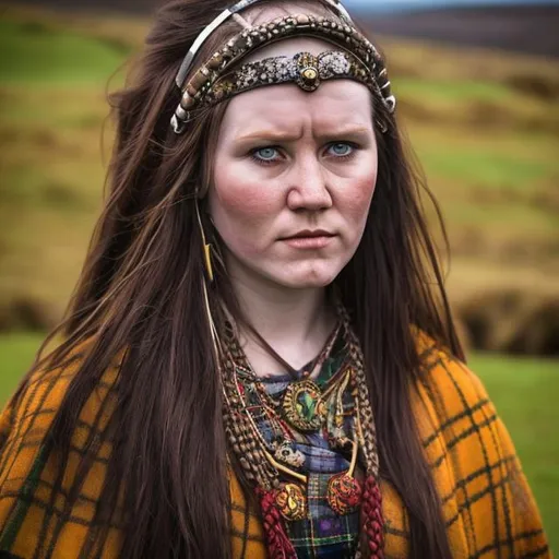 Prompt: PICTISH WOMAN Scotland
