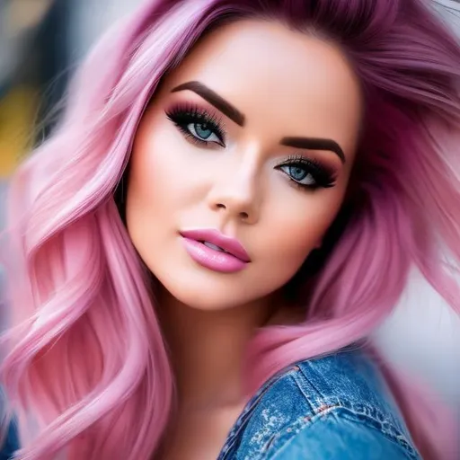 Prompt: Full body Portrait of {porn Media on the street } with {pink} hair and with cute عface, { In photo coverage hd}, full body, perfect composition, hyperrealistic, super detailed, 8k, high quality , trending art , trending on artstation , sharp focus , Realistic background image hd, intricate details, highly detailed.