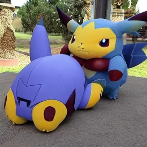 Prompt: real life pokemon