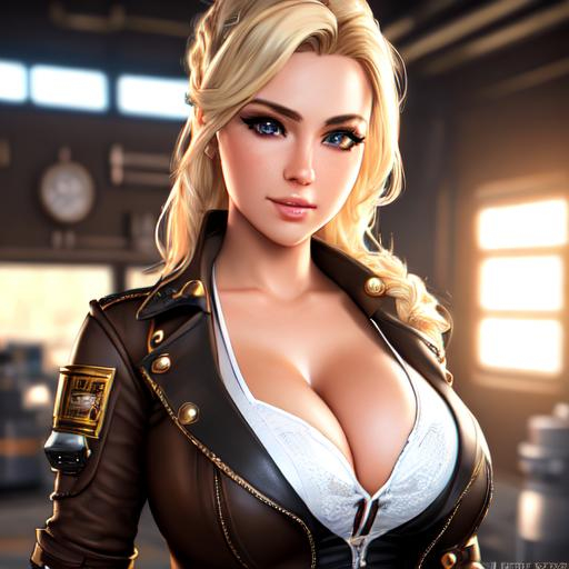 Extremely Realistic Hyperdetailed Extremely Busty Openart