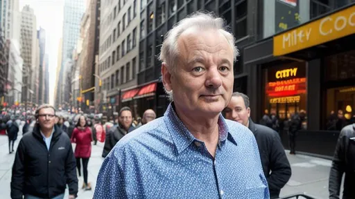 Prompt: Bill Murray, the embodiment of casual cool, savors a moment amidst the bustling streets of NYC. Coffee cup in hand, his smile echoes the city's energy as he blends seamlessly into the urban tapestry, an enigmatic presence amid the chaos. #BillMurray #NYCvibes

Cinematic, 8K resolution, depth of field, tilt shift, movie scene, masterpiece

