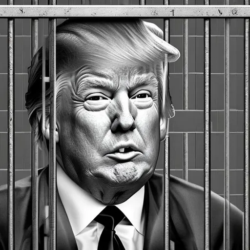 Prompt: Donald trump in jail