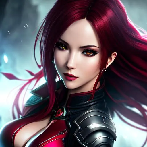 Noxian assassin katarina, fantasy, Surreal, unreal e... | OpenArt