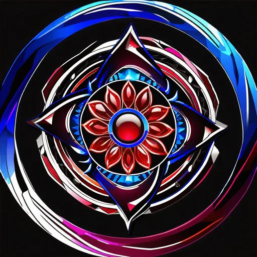 Prompt:  {{Futuristic Portal with swirling vortex at the center, circular and thick, logo, emblem}}, High quality, High Resolution, 32k, 16k, Red, Ruby, White, diamond, blue, Saffire, Platinum, {perfect symmetry}, centered, black background, tribal tattoo, simple, vertical vector, 2d, black edges, perfect geometry, empty space, realistic, best quality, dark, dim, {{black}}, space,  art by , {{{Perfect Symmetry}}} Grateful dead logo, skull3D, Realistic, 4K, ability image, Ultra Photo Realistic, Very Detailed, HD, HDD, high definition, 8k resolution, cinematic, hyper realistic, hyper detailed, high dynamic range, in dynamics, realistic attention to detail, sharp focus, volumetric lighting, Lomography, intricate details, depth, dimension, clear details, colorful realism, modular, uhd image, extremely detailed, photorealistic, 8k