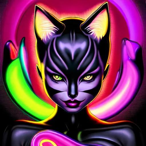 Cat Mask Painting  Behance :: Behance