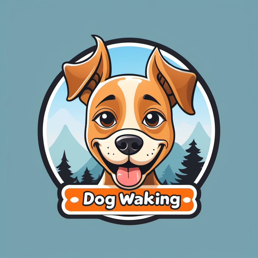 cartoon dog waking up