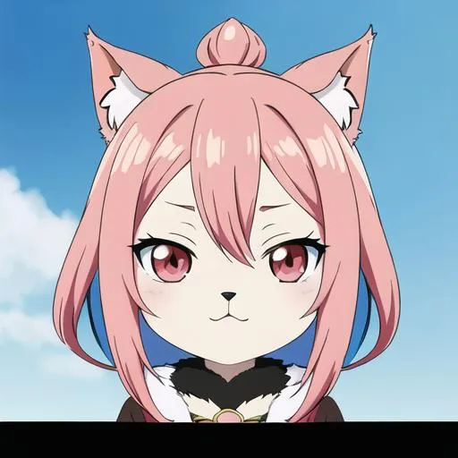 Prompt: anime portrait of a {character}, anime eyes, beautiful intricate {color} hair, shimmer in the air, symmetrical, in re:Zero style, concept art, digital painting, looking into camera, square image chocolate ice cream flavor cat chibi adorable furry