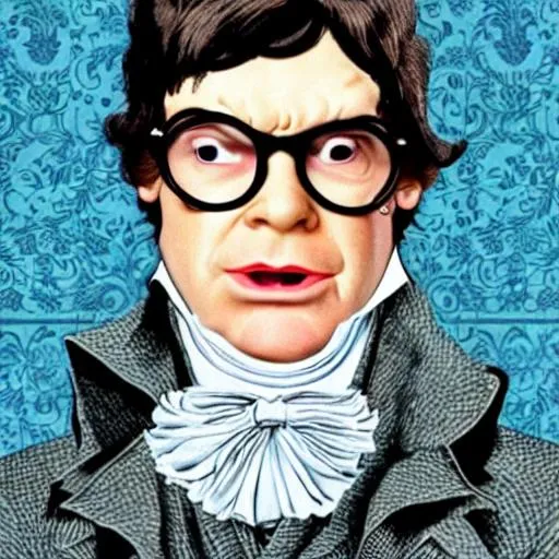 Prompt: Austin Powers in a regency style
