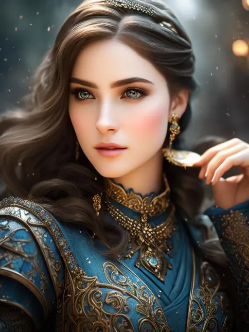 Prompt: create most beautiful photograph of most beautiful fictional female princes, extremely, detailed environment, detailed background, intricate, detailed skin, natural colors , professionally color graded, photorealism, 8k, moody lighting


