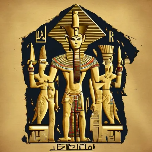 Prompt: T-shirt design containing signs of Pharaonic Egypt
The minimum image dimensions should be: 712 width and 430 height