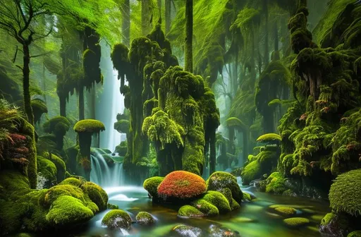 Prompt: Moss covered statues, eyes, widescreen ratio 16:9, 8k, front, full body, Epic action pose, epic Instagram, solar, psychedelic, fog, dusk, Twilight, hyperdetailed, intricately detailed, hyper-realistic, fantastical, intricate detail, WIDESCREEN, complementary colors, concept art, masterpiece, NEON oil painting, heavy strokes, splash arts, Wide Angle, Perspective, Double-Exposure, Light, NEON BLACK Background, Ultra-HD, Super-Resolution, Massive Scale, Perfectionism, Soft Lighting, Ray Tracing Global Illumination, Translucidluminescence, Crystalline, Lumen Reflections, in a symbolic and meaningful style, symmetrical, high quality, high detail, masterpiece, intricate facial detail, intricate quality, intricate eye detail, highly detailed, highly detailed face, Very detailed, high resolution