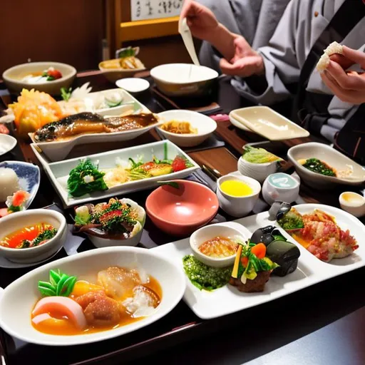 Prompt: Eat in japan