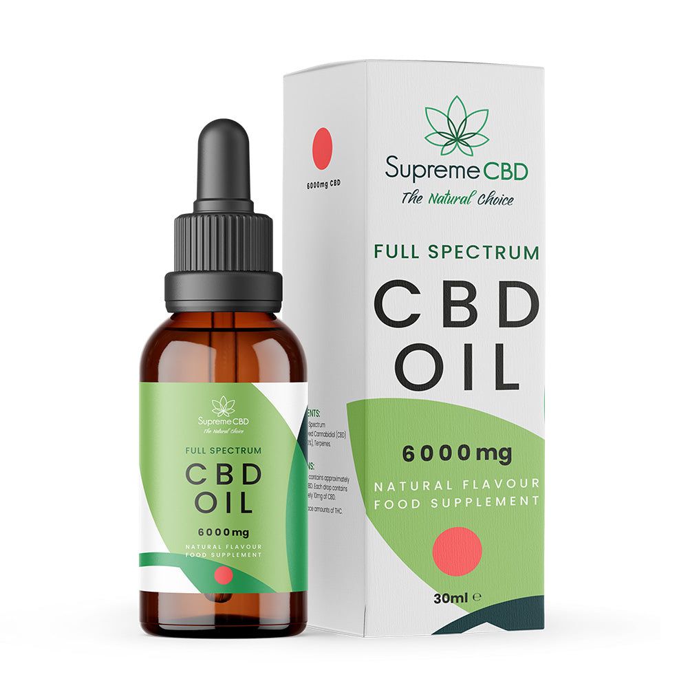 Prompt: Black Friday social media post wit 50% off for SupremeCBD oils