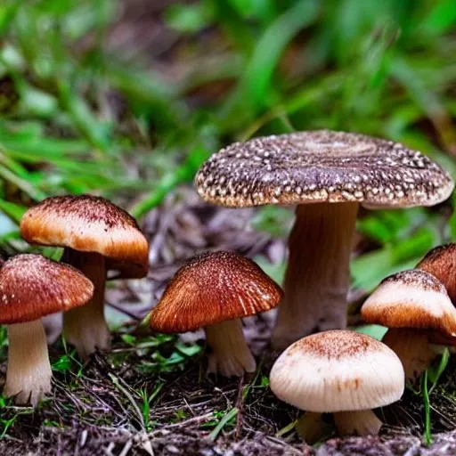 Prompt: mushrooms
