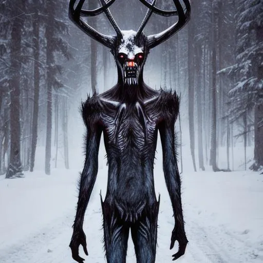 Prompt: wendigo