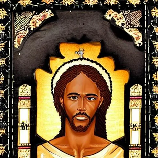 Prompt: Black Jesus