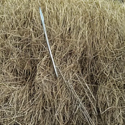 Prompt: looking NEEDLE in a HAY