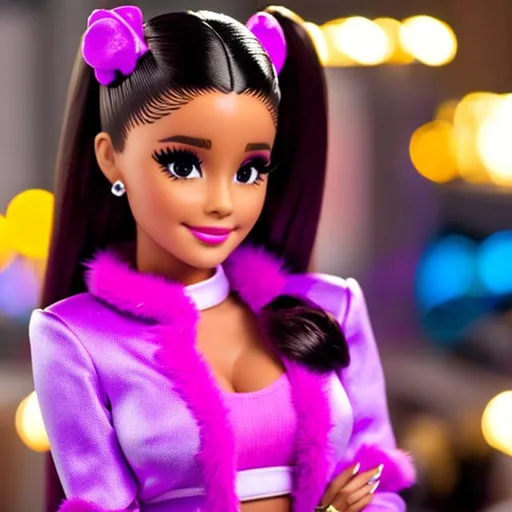 Prompt: Ariana Grande as Barbie 