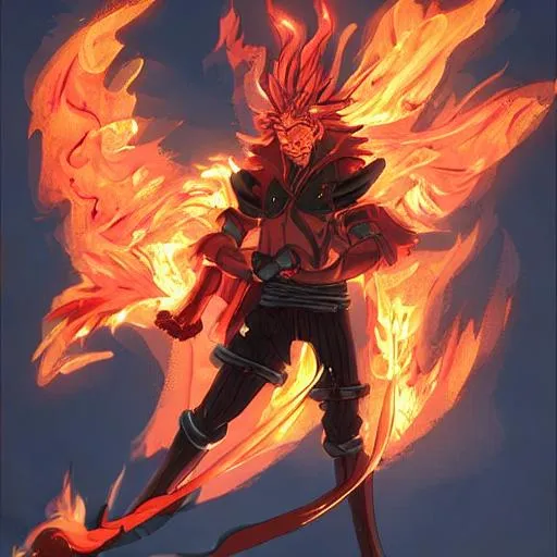 Natsu lands on Atlas Flame | Daily Anime Art