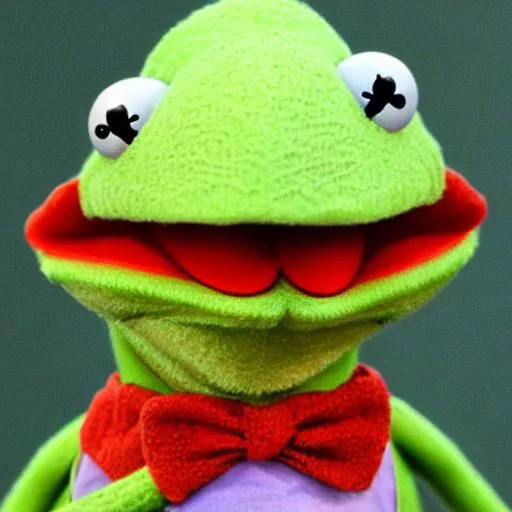 Prompt: kermit the frog