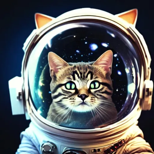 Prompt: space cat PHOTO, surprise me