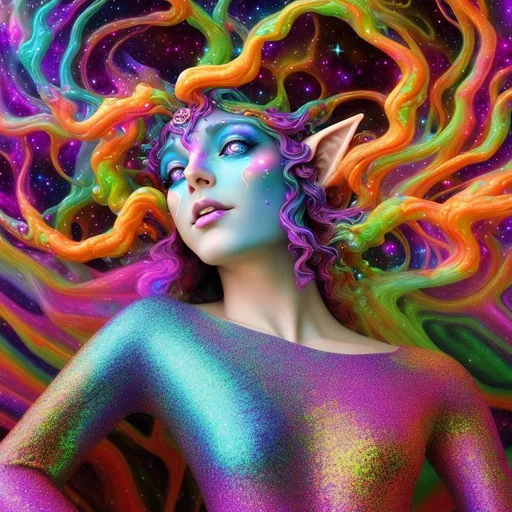 Prompt: psychedelic shimmer, hyper realistic, 8K --s99500