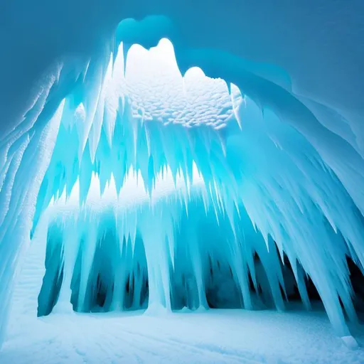 Prompt: ice cave