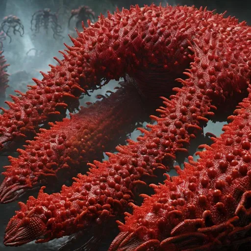 Prompt: High-resolution hyperrealistic image of the brood merged with the phalanx, techno-organic lifeform, marvel comics, highly detailed, uhd, hdr, 64k