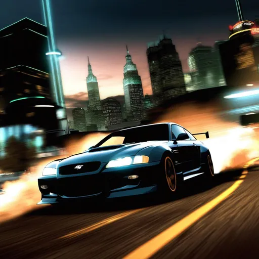 Prompt: Need for Speed Most Wanted 2005