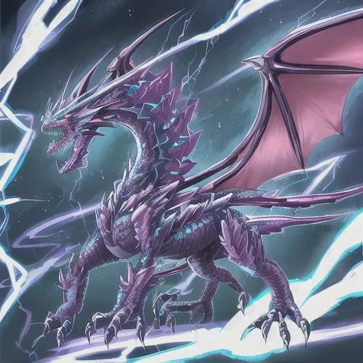 Prompt: Electric dragon