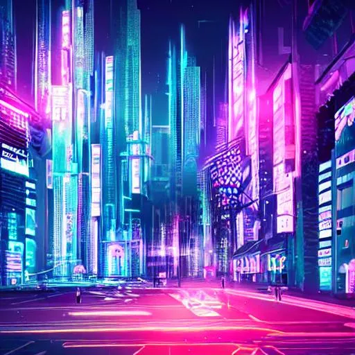 Prompt: Cyberpunk pink neon glowing city, futuristic, ultra hd, realistic