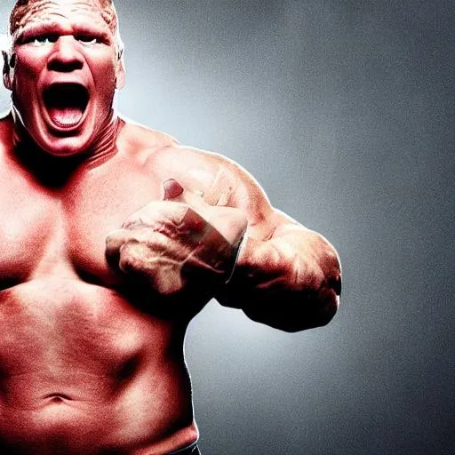 Prompt: brock lesnar







