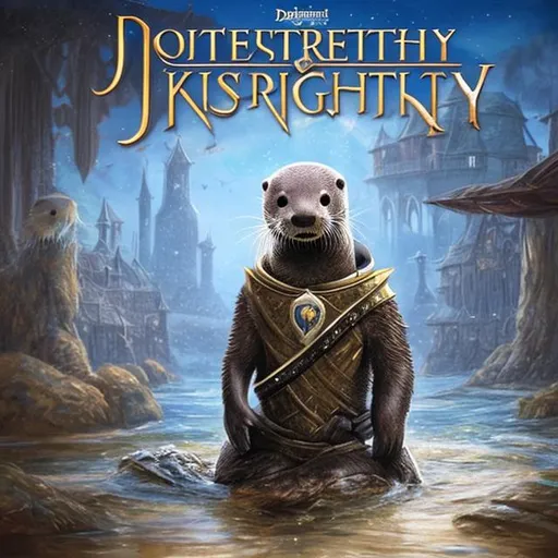 Prompt: Otter Knight of Destiny
