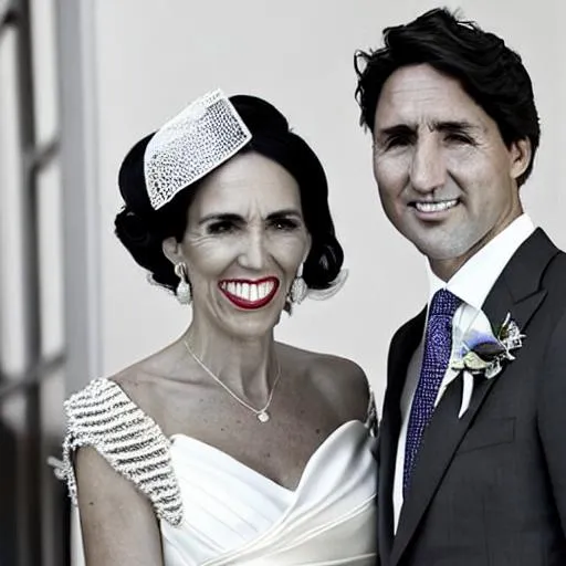 Art Deco Wedding of Jacinda Ardern and Justin Trudeau