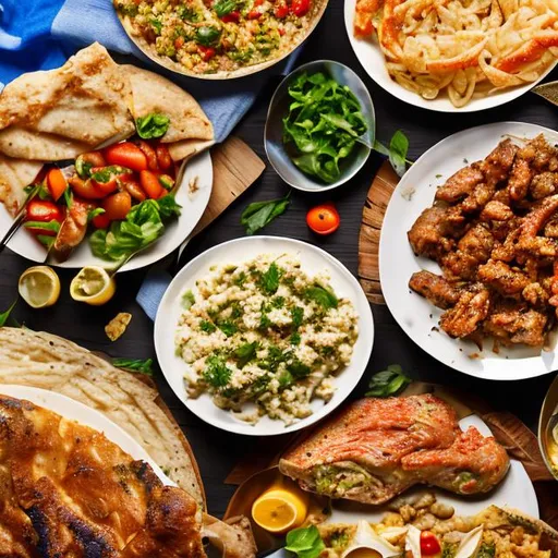 Prompt: Authentic Greek Cuisine, 8k max detail