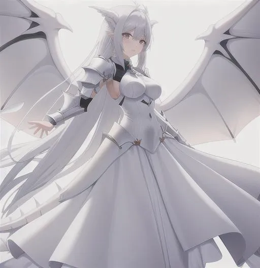 White Dragon Dress