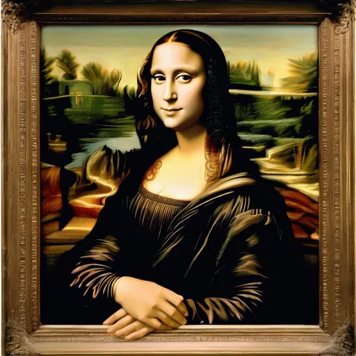 Prompt: Hermoine in a classic painting of the Mona Lisa