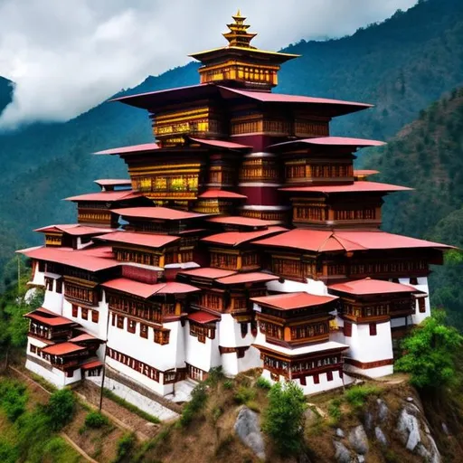 Prompt: Bhutan heaven on earth