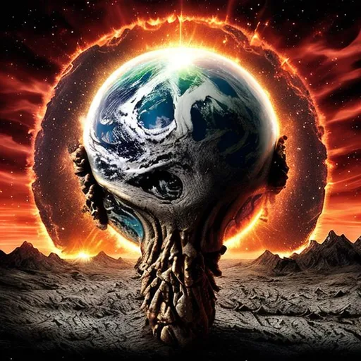 Prompt: Earth last day end apocalypse