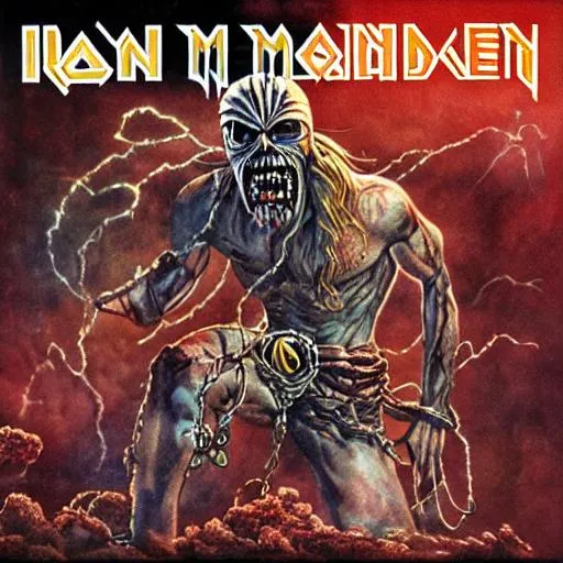 iron maiden chained album cover | OpenArt